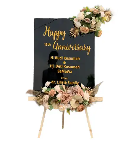 Papan Bunga Akrilik Klinter