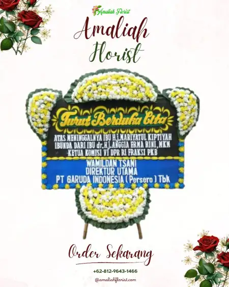 Papan Bunga Duka Klinter